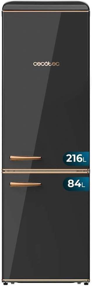 Cecotec, Réfrigérateur combiné, 300 L, Noir