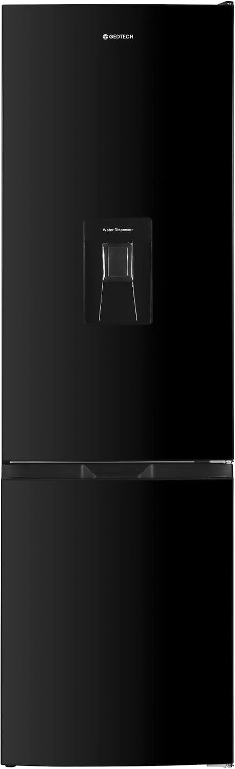 GEDTECH, Réfrigérateur combiné, GCB262BL, 262L, Noir