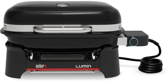 Weber, Gril électrique, format mobile, format compact, Noir