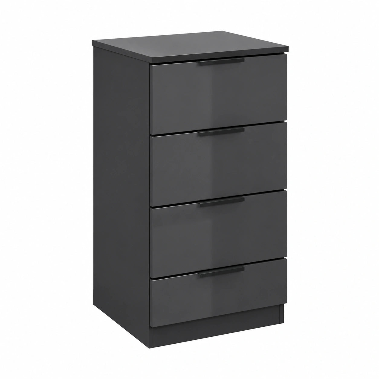 Table de chevet, avec rangement, avec tiroirs, coloris noir, pour la chambre