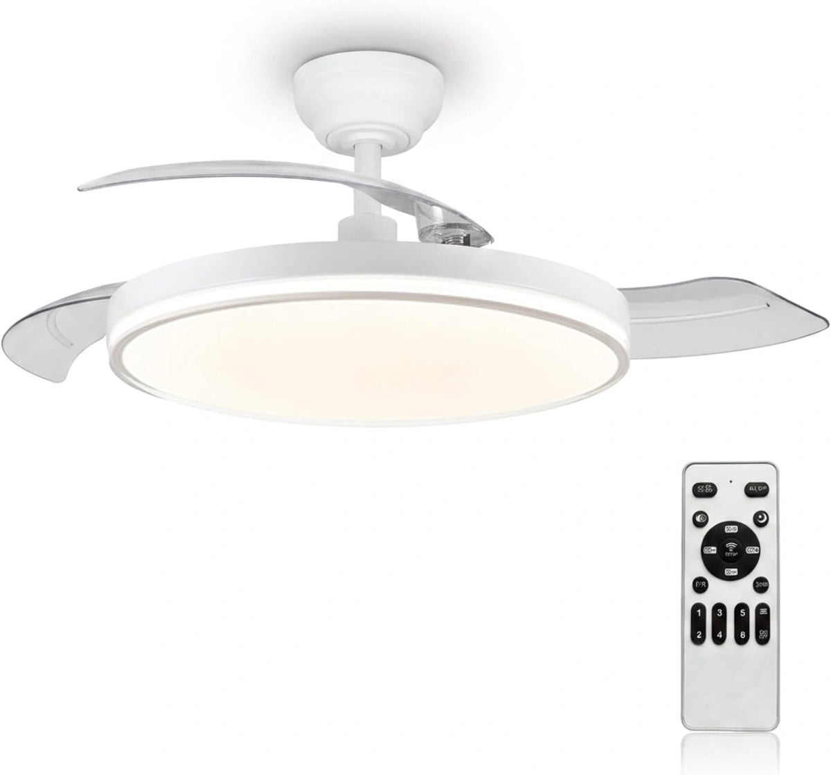 MARSI, Ventilateur, avec télécommande, fonctionnement silencieux