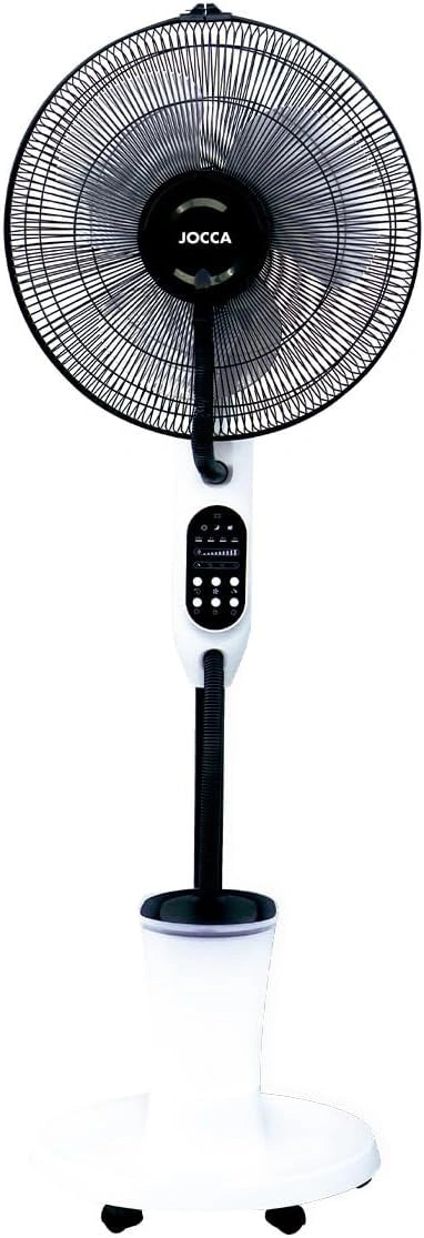 Jocca, Ventilateur, 2,8 L, 40 × 40 × 127 cm, avec télécommande, Blanc
