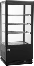 METRO Professional, Réfrigérateur à boissons, GGC2078B, 78 l, 6x 96 cm, froid ventilé, Noir