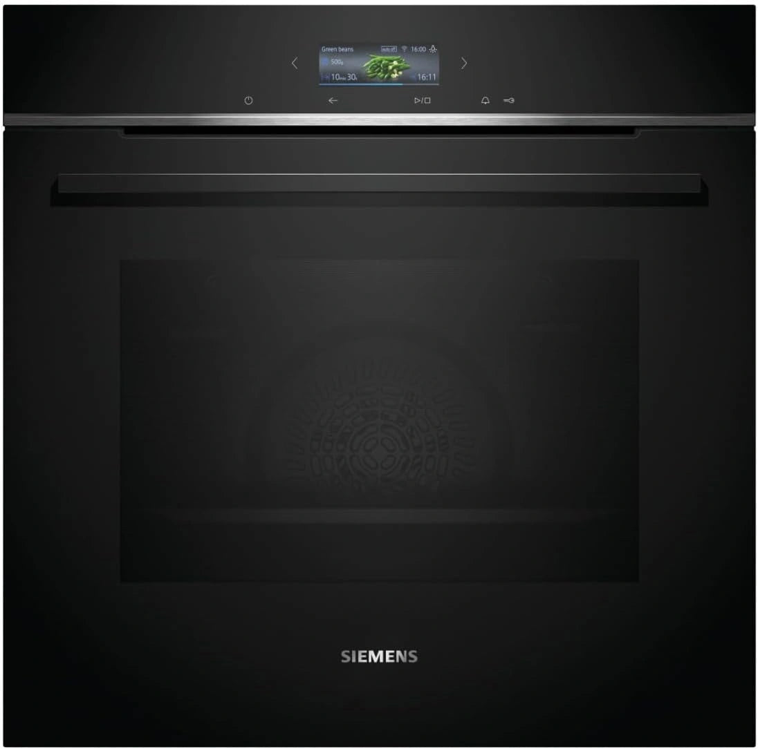 Siemens, Four électrique, HB734G1B1, 60 × 60 cm, commande tactile, connecté, fonctionnement automatique, Noir