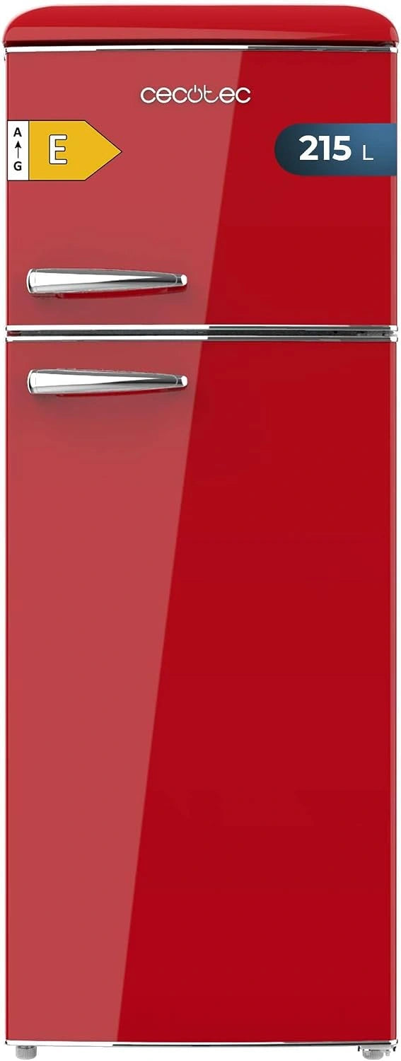 Cecotec, Réfrigérateur, 215 L, Rouge