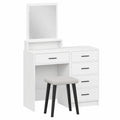 Armoire, avec rangement, avec tiroirs, coloris blanc, 50 x 41 x 140 cm, pour la chambre