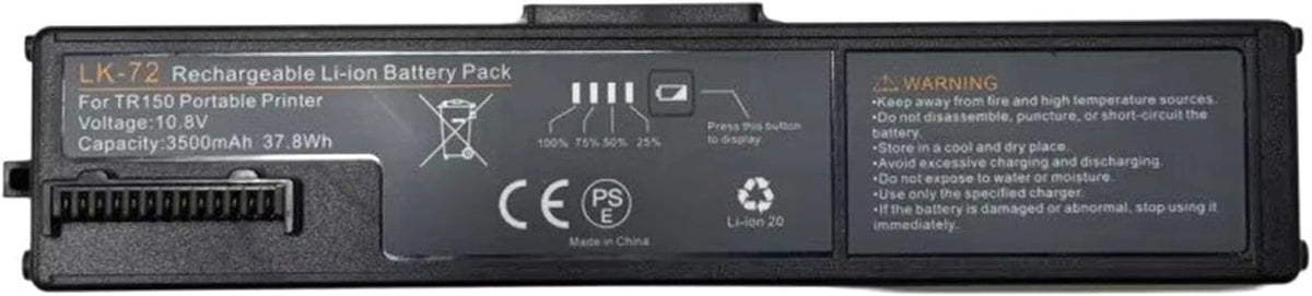 mAh, Imprimante, LK72, 3500 mAh, format mobile