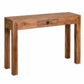 Table, en bois massif, 120 x 70 x 40 cm, pour les espaces de vie