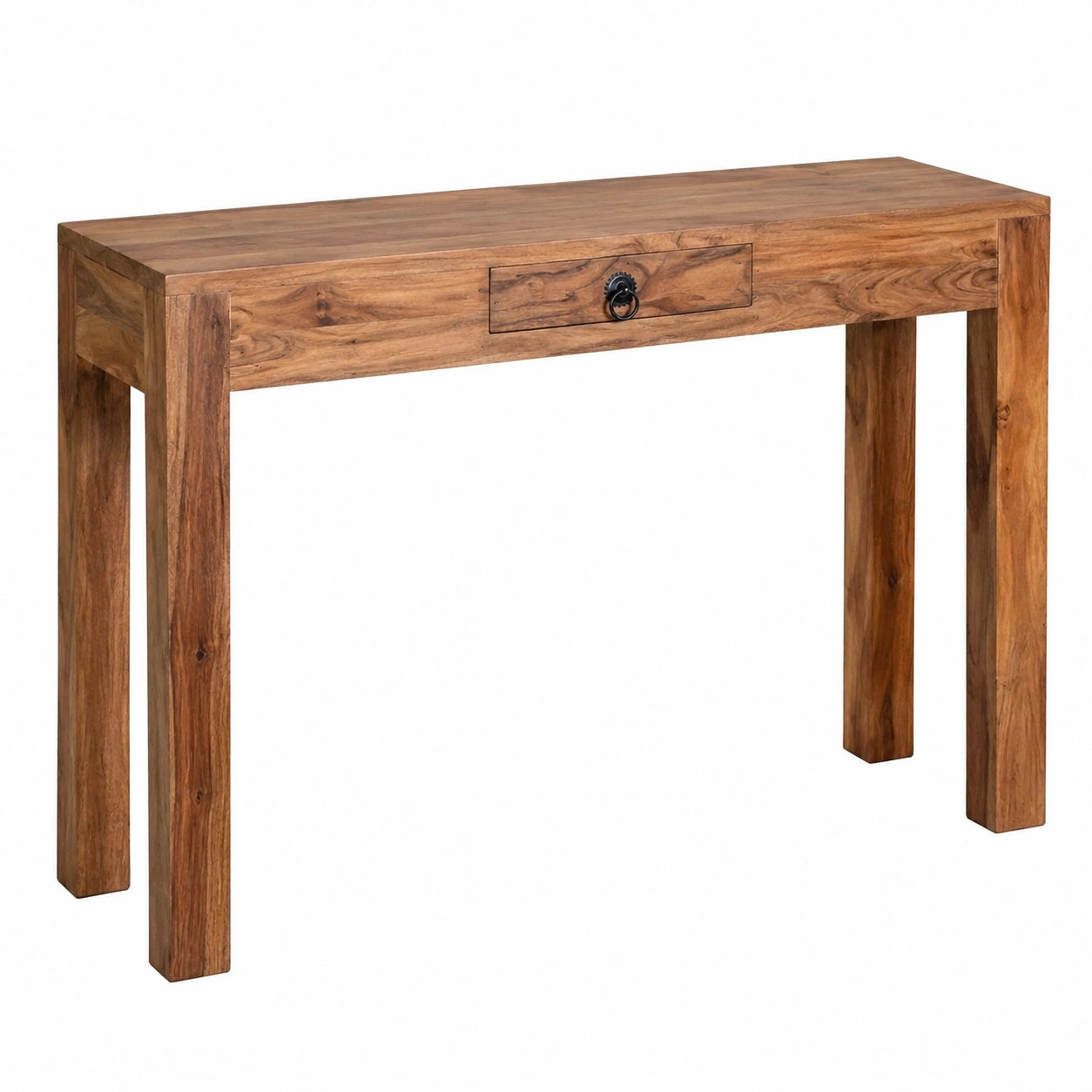 Table, en bois massif, 120 x 70 x 40 cm, pour les espaces de vie