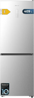 Cecotec, Réfrigérateur, 409L, technologie Inverter, Argenté