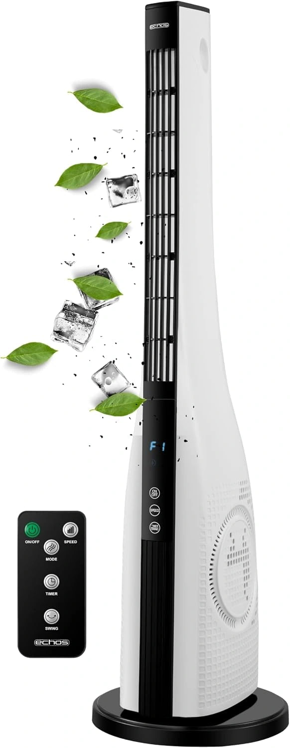 Echos, Ventilateur, avec télécommande, refroidissement, fonctionnement silencieux
