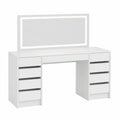 Coiffeuse, coloris blanc, pour la chambre