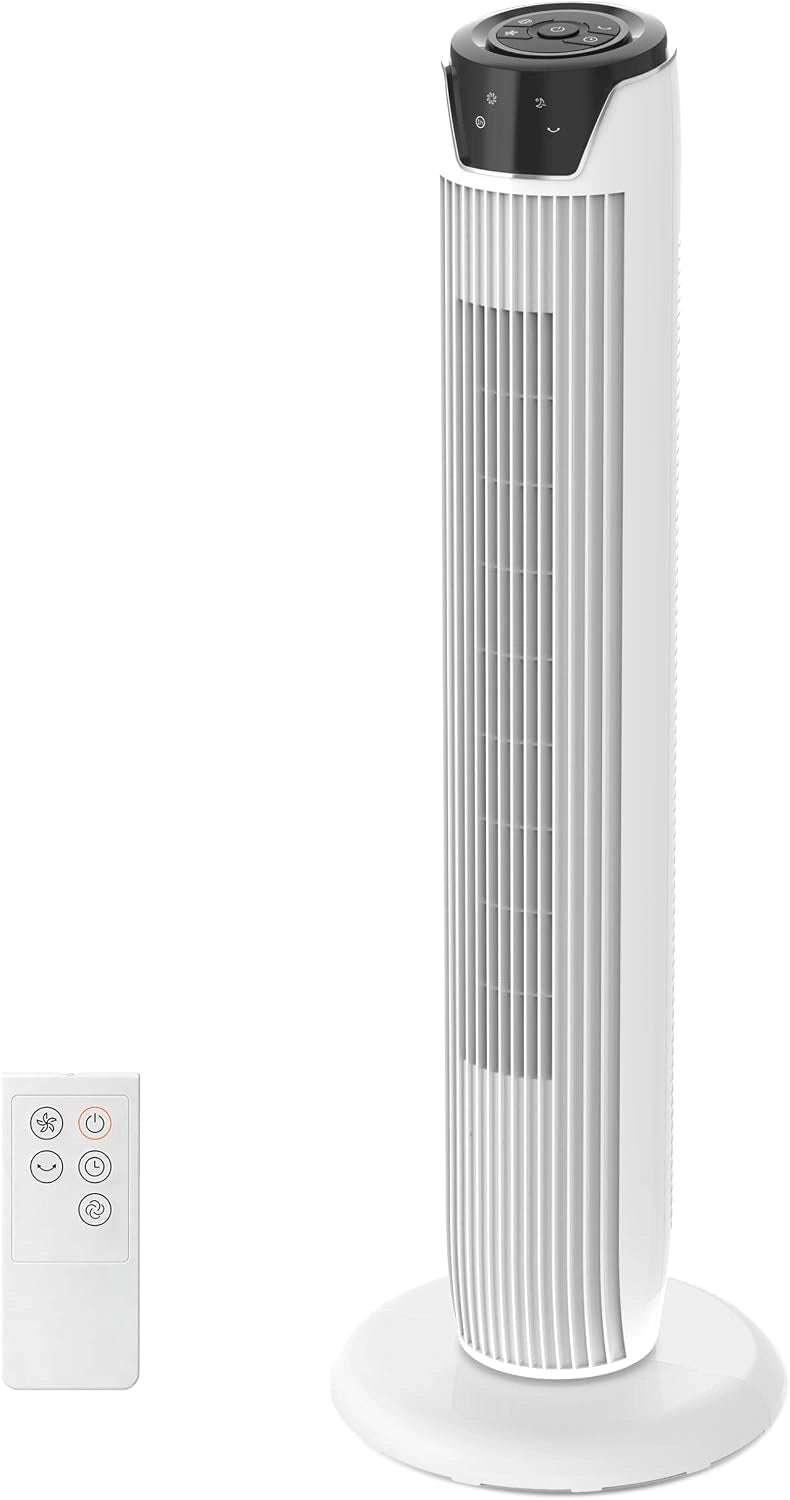 Midea, Ventilateur, 45W, fonctionnement silencieux, Blanc