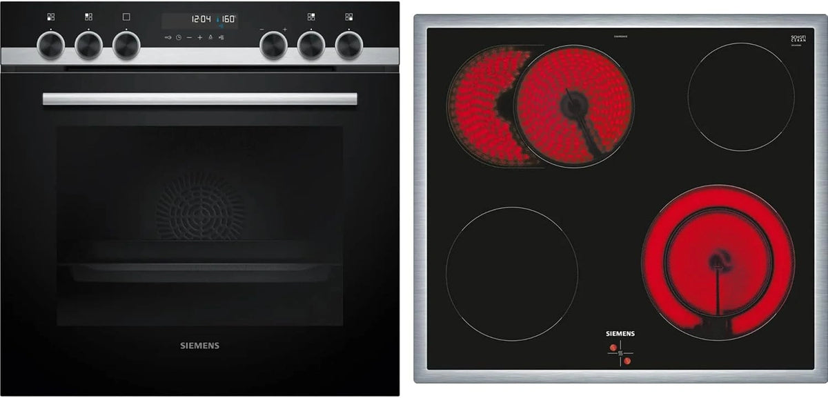 Siemens, Plaque de cuisson, PQ521KB11, 60 × 60 cm, fonctionnement automatique, Argenté