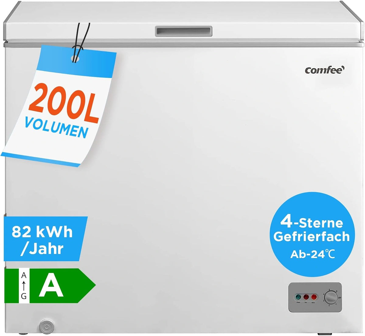 Comfee, Congélateur, RCC201WH6, 200 L