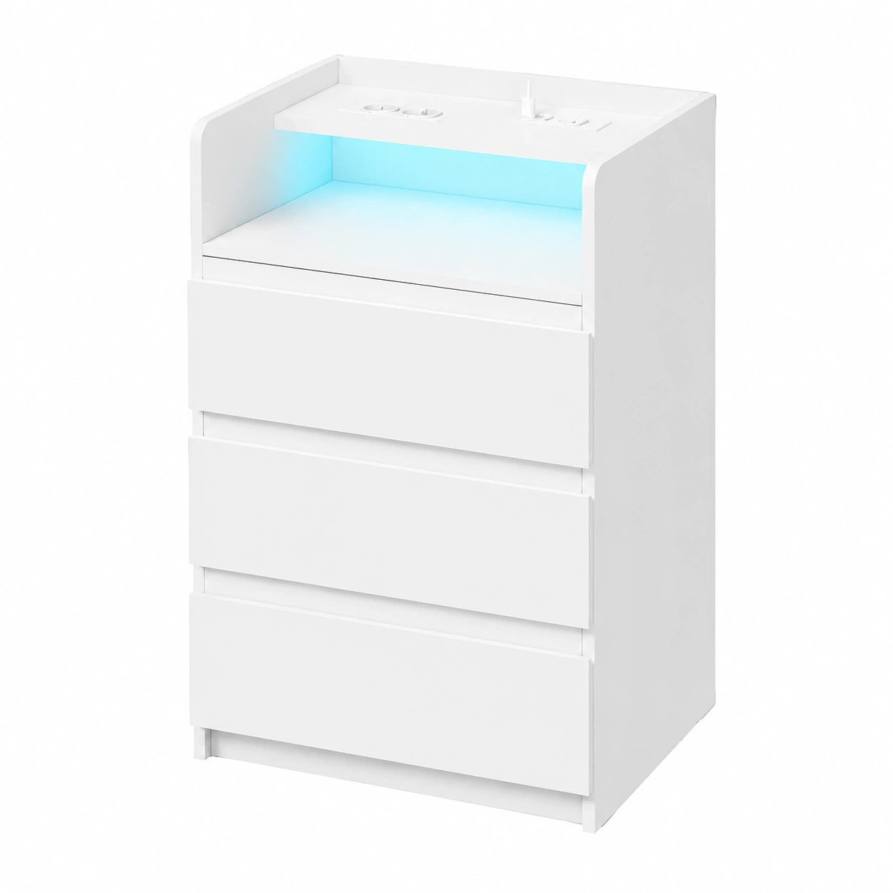 Lit, avec prise intégrée, pour la chambre