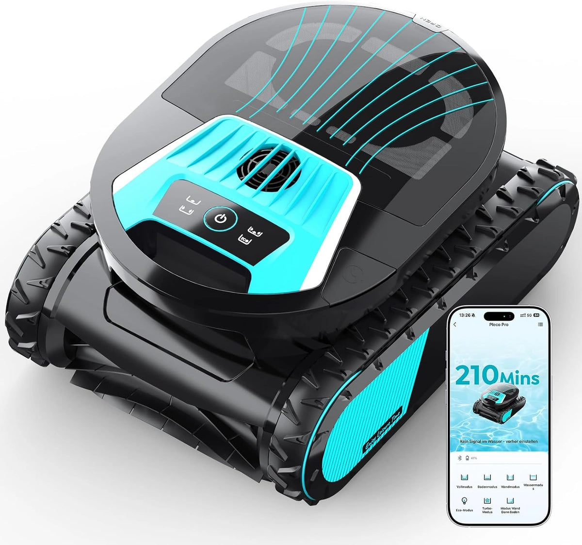 Pleco, Aspirateur, sans fil, Noir