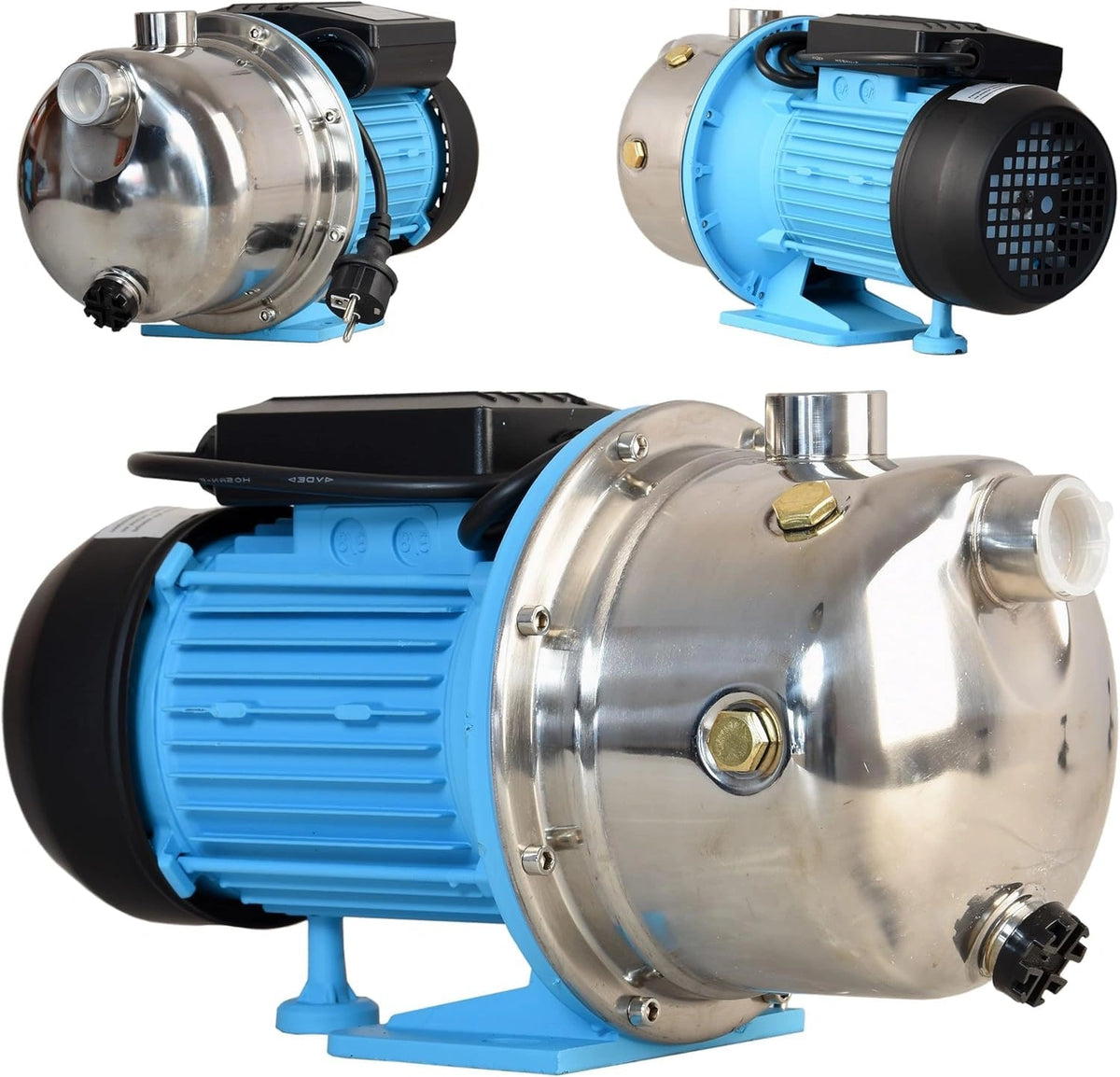 Pompe, Appareil électrique, 3600 l, 1100 W, Argenté