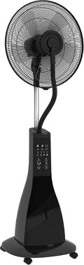 HOMCOM, Ventilateur, 90 W, avec télécommande, Noir