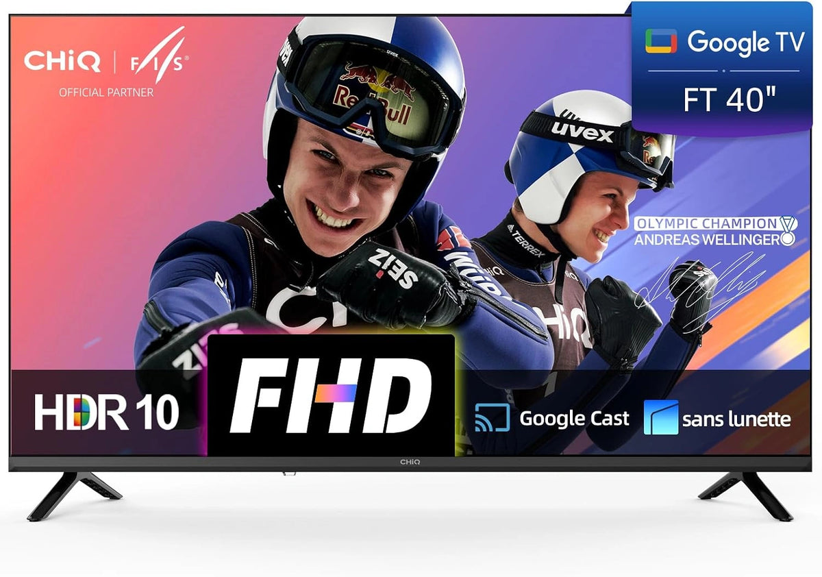 CHiQ, Téléviseur, L40FT, 40 Pouces, Wi-Fi, connecté