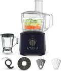 Moulinex, Robot de cuisine, 3 L, format compact, Bleu