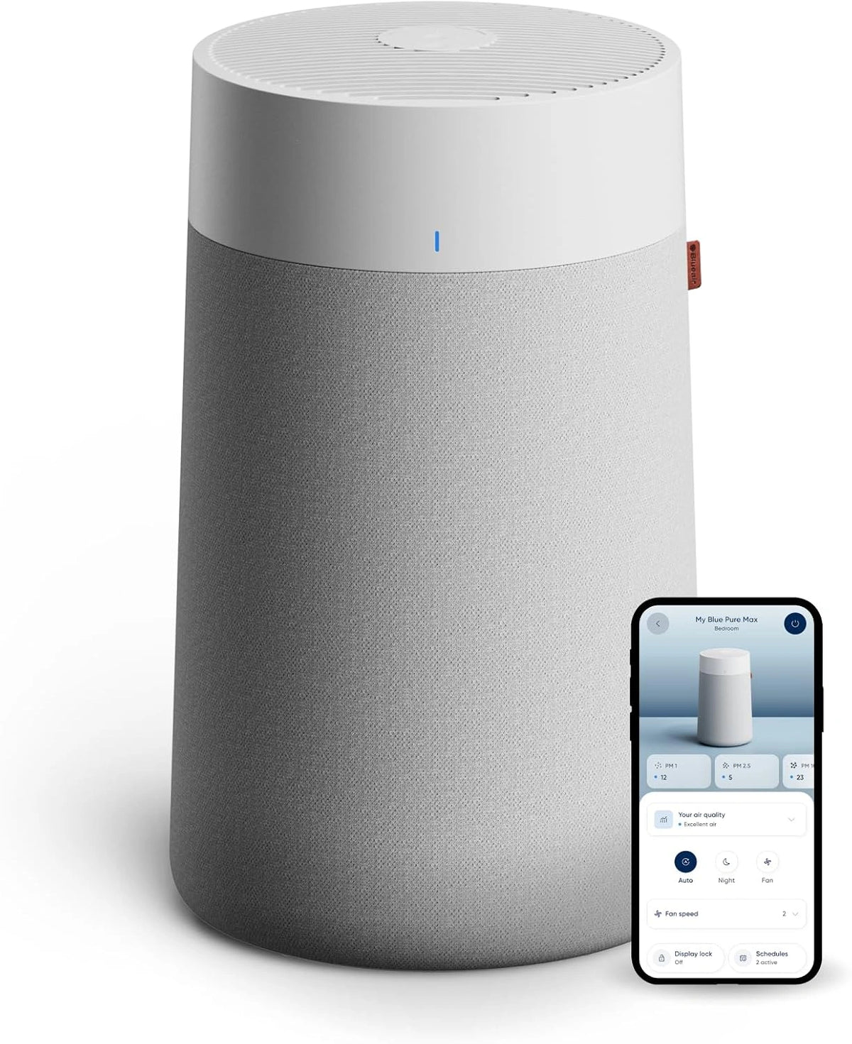 BLUEAIR, Purificateur d'air, connecté, fonctionnement silencieux