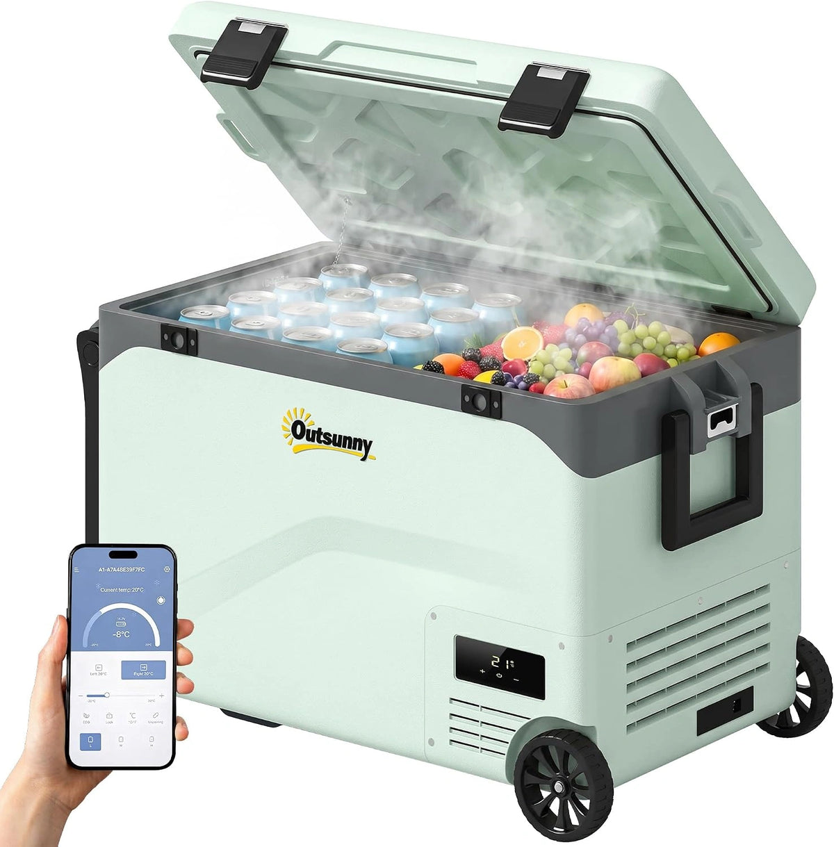 Outsunny, Réfrigérateur, 42,5L