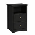 Bureau, avec rangement, avec tiroirs, coloris noir, pour l’espace de travail