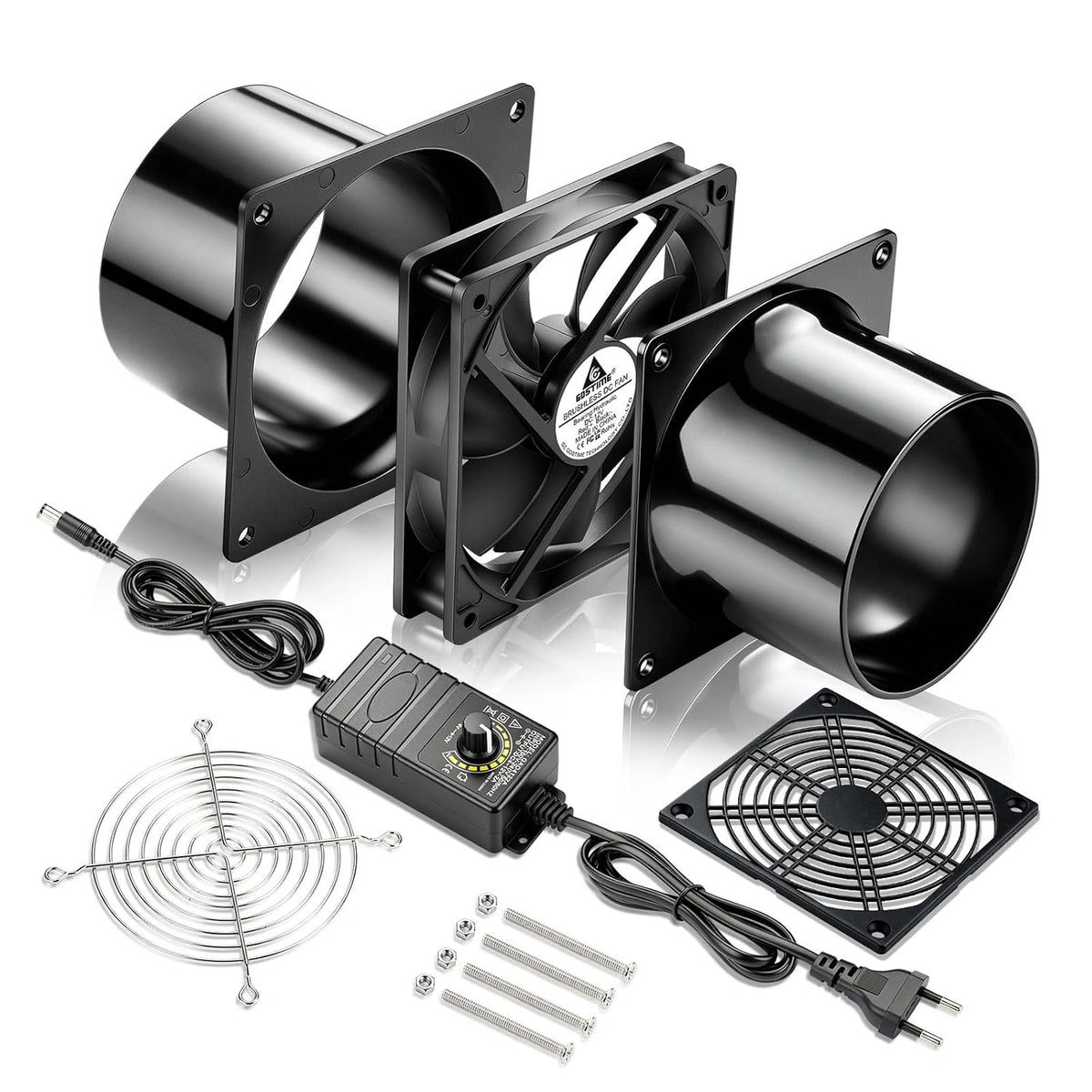 GDSTIME, Ventilateur, V-12, 12 V, 230 V, 4 V