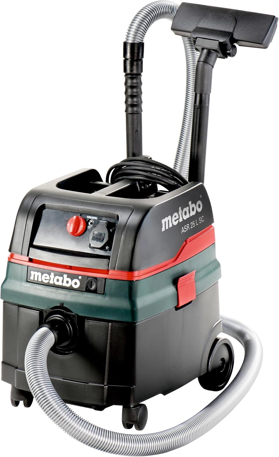 Metabo, Aspirateur, 25 L, Noir/Vert