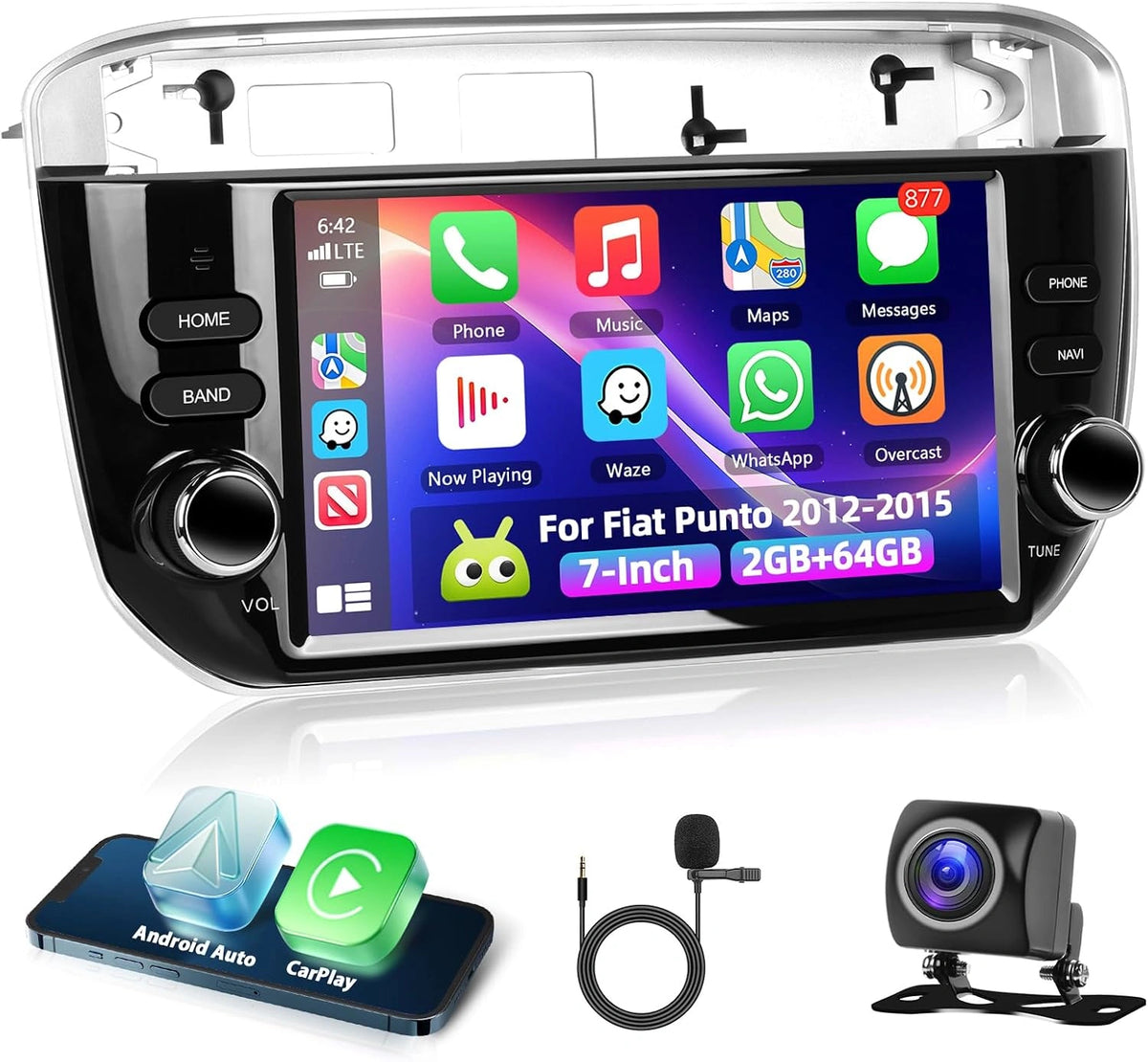 Écran, 64G, 7 Pouces, Wi-Fi, Bluetooth, sans fil
