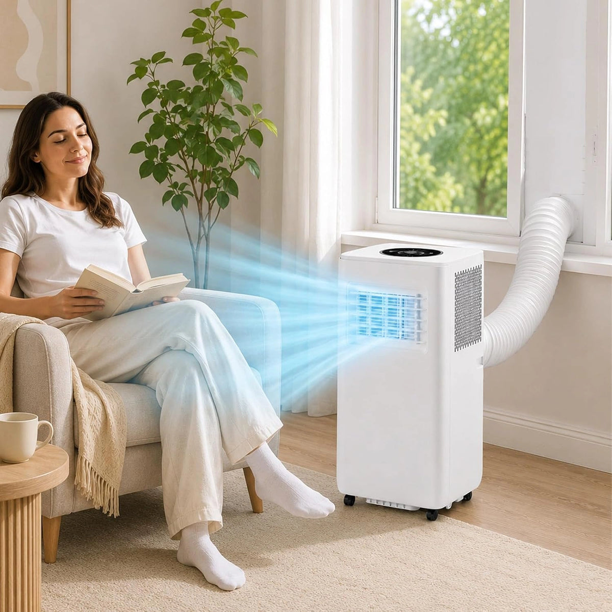 Btu, Climatiseur, 3800W, 13000 BTU, format mobile