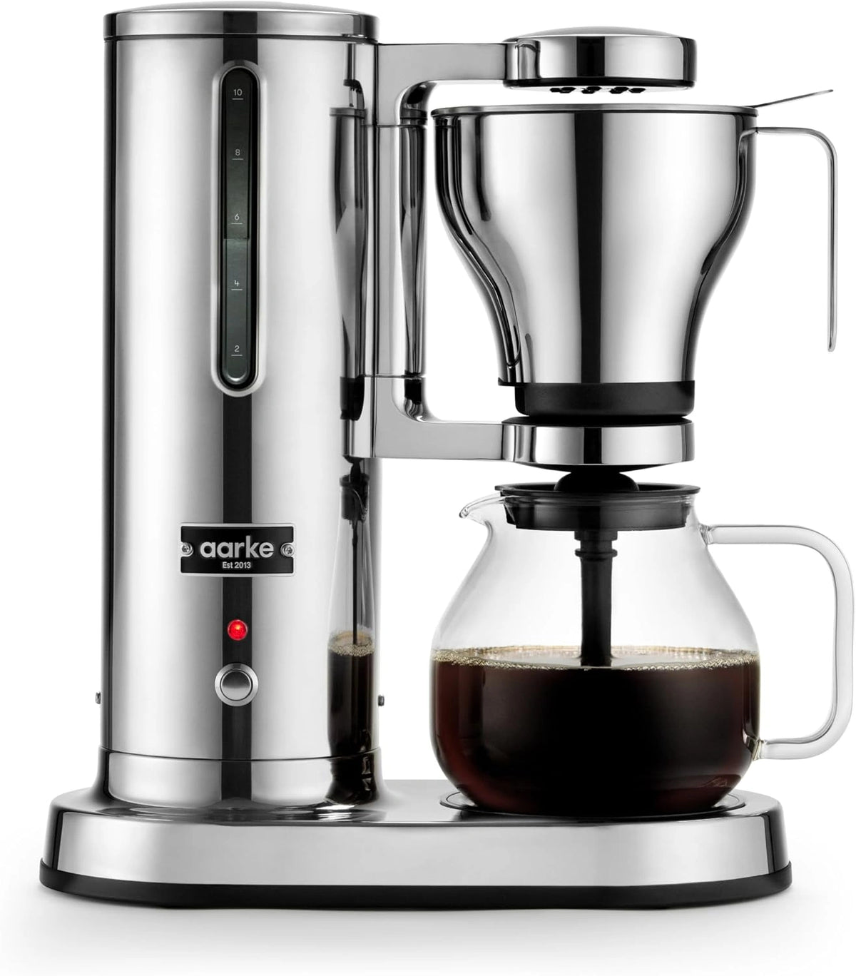 aarke, Machine à café, 1.25L, 10 Tasses, Argenté
