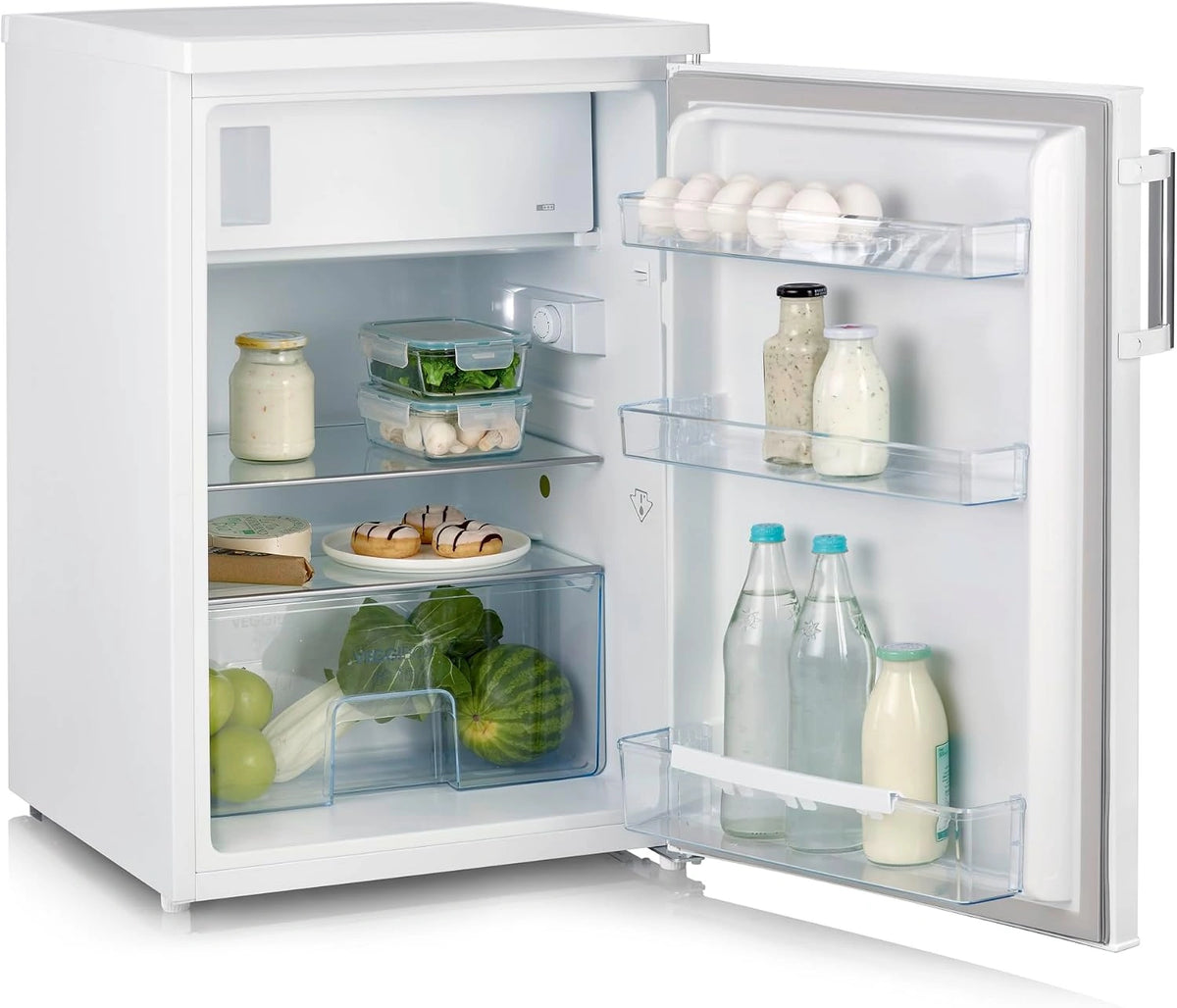 SEVERIN, Réfrigérateur, 120 Litres, format compact, Blanc