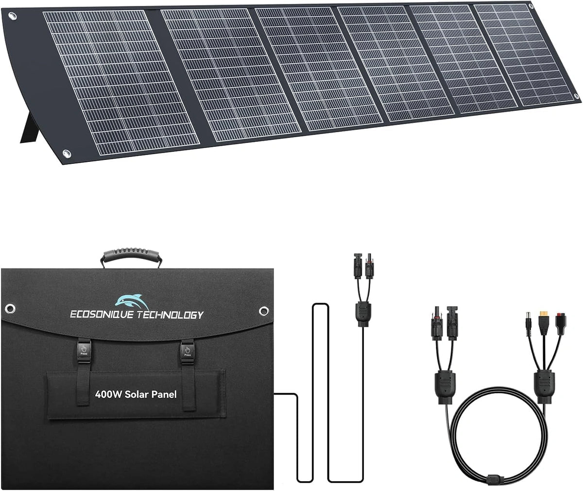Ecosonique, Kit solaire photovoltaïque, MC4, 400W, 40 V, format mobile