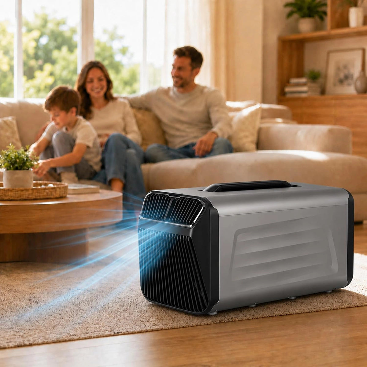 Btu, Climatiseur, 400W, 12V, 24V, déshumidification, refroidissement, format mobile