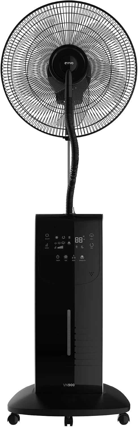 EVVO, Ventilateur, VN900, 3.1L, 90W, avec télécommande, fonctionnement silencieux
