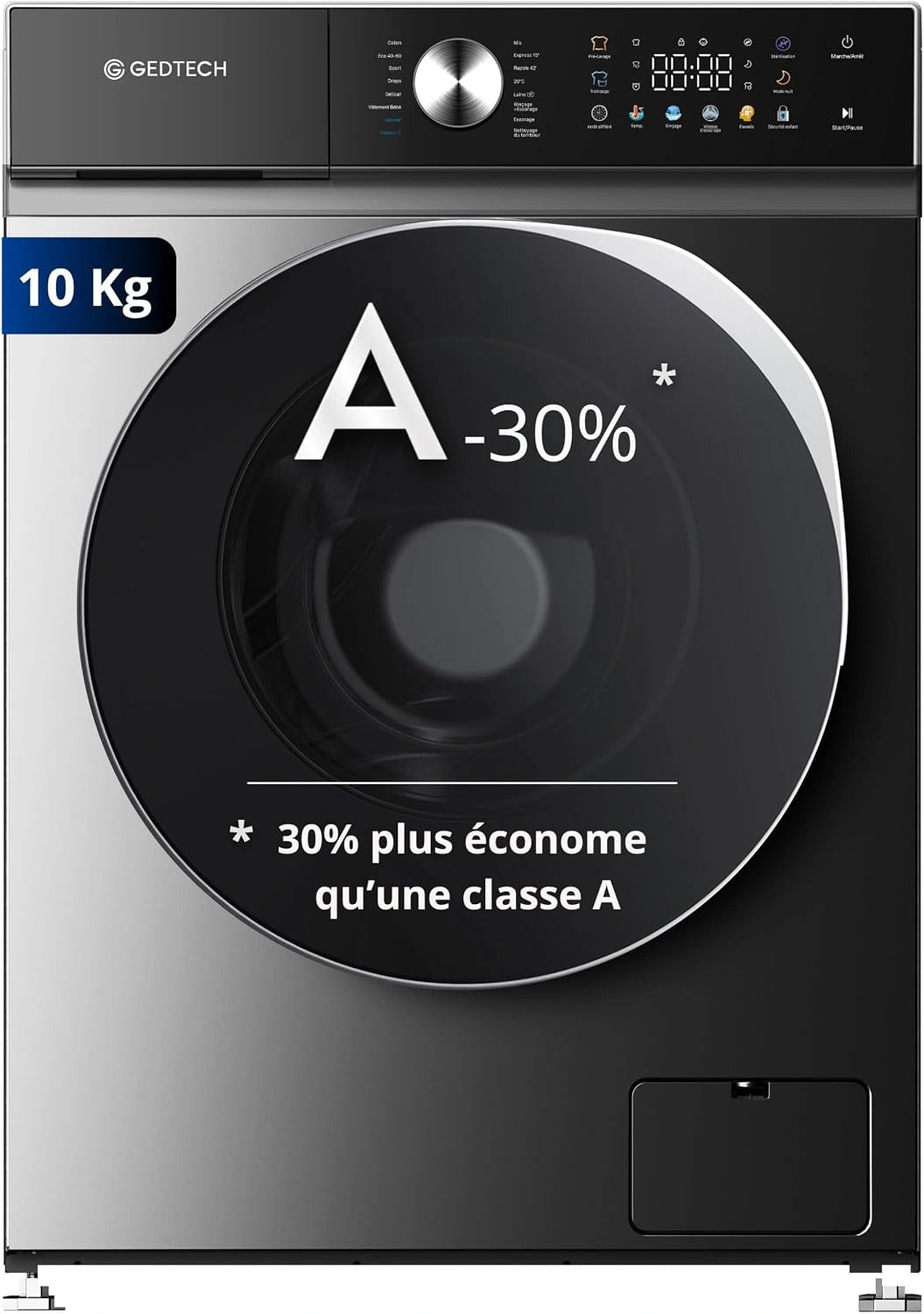 GEDTECH, Lave-linge, GLLPS101400DG