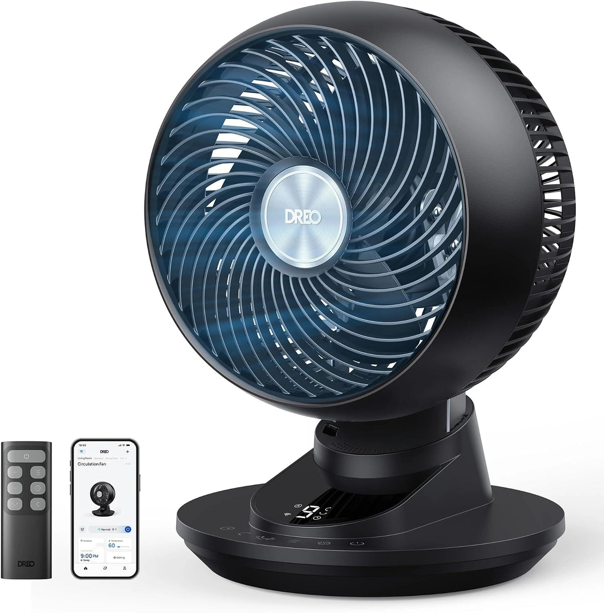 DREO, Ventilateur, connecté, fonctionnement silencieux