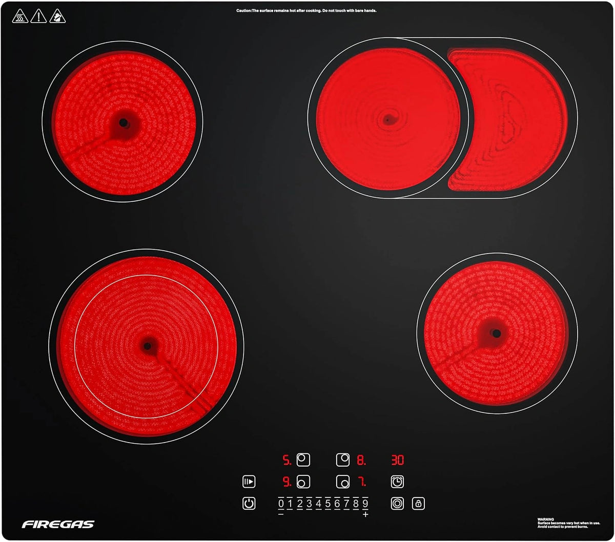 FIREGAS, Appareil électrique, 7200W, commande tactile