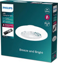 Philips, Ventilateur, avec télécommande, Blanc